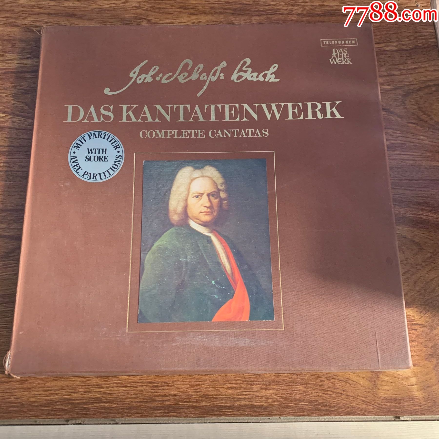 巴赫daskantatenwerk康塔塔大合唱全集a672lp十二寸