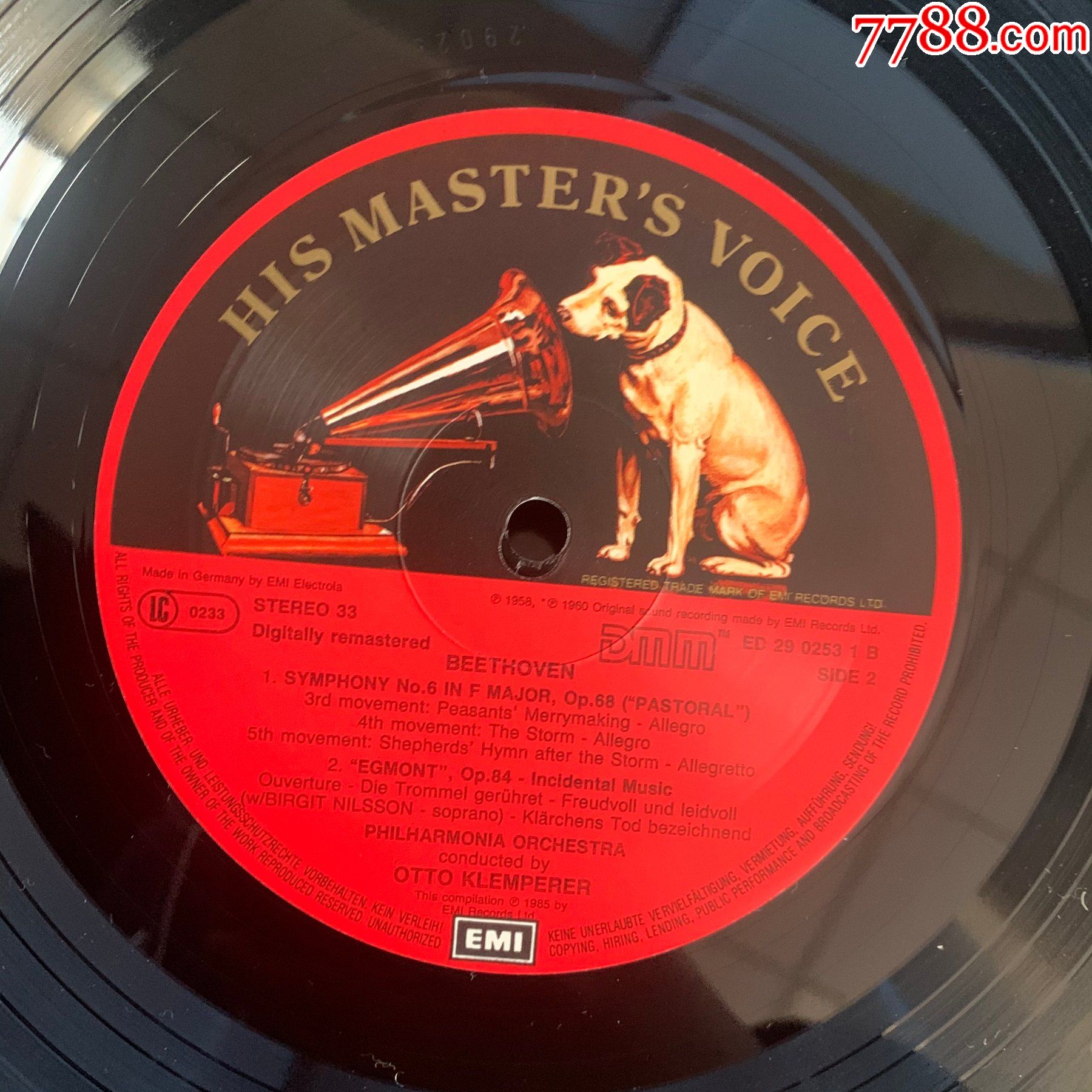 保罗·克莱茨基贝多芬第六交响曲第六首田园交响乐a31十二寸