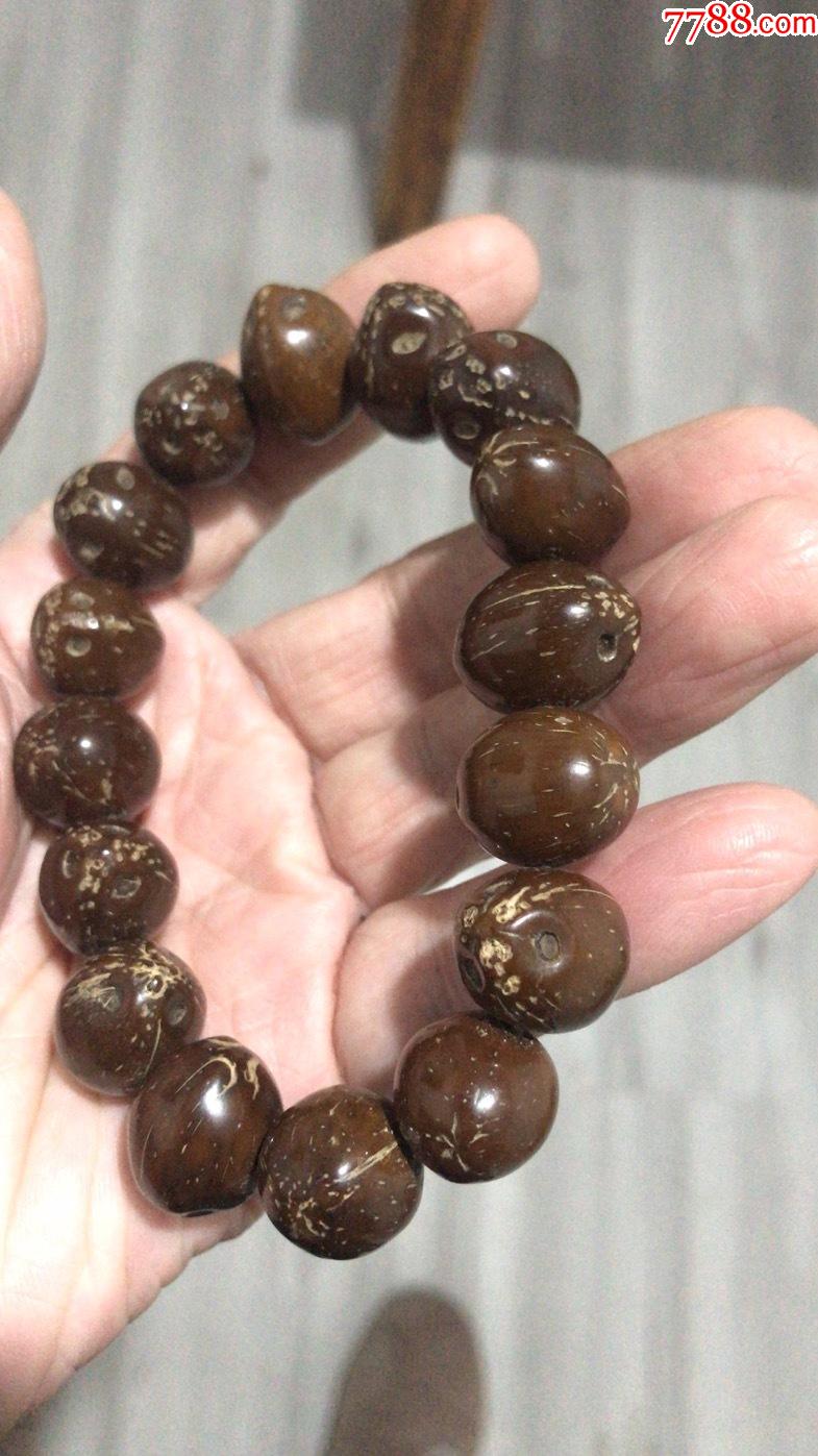 棕色紫金鼠手串