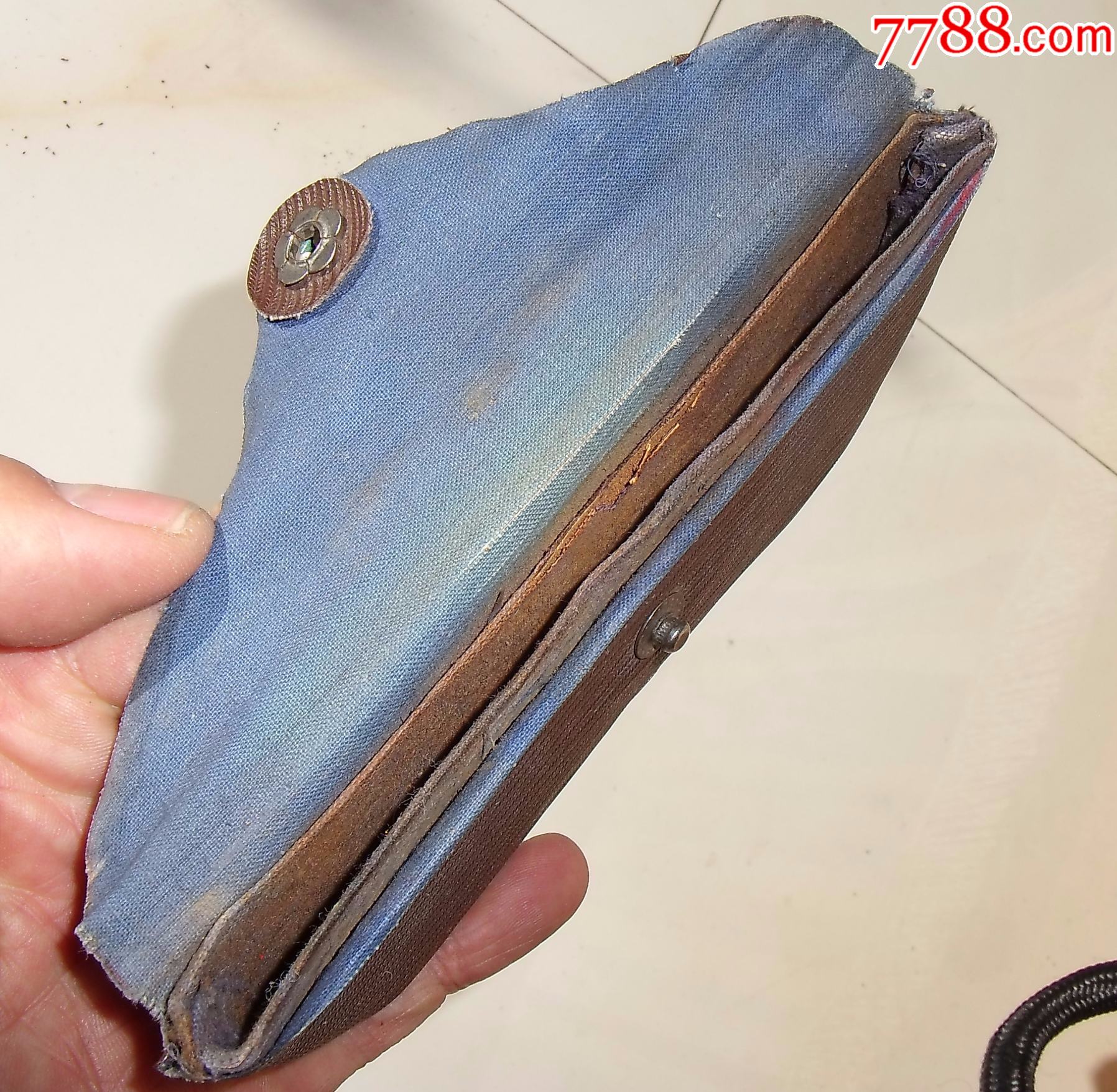 民国人造革特殊眼镜盒(少见,早期眼镜盒)