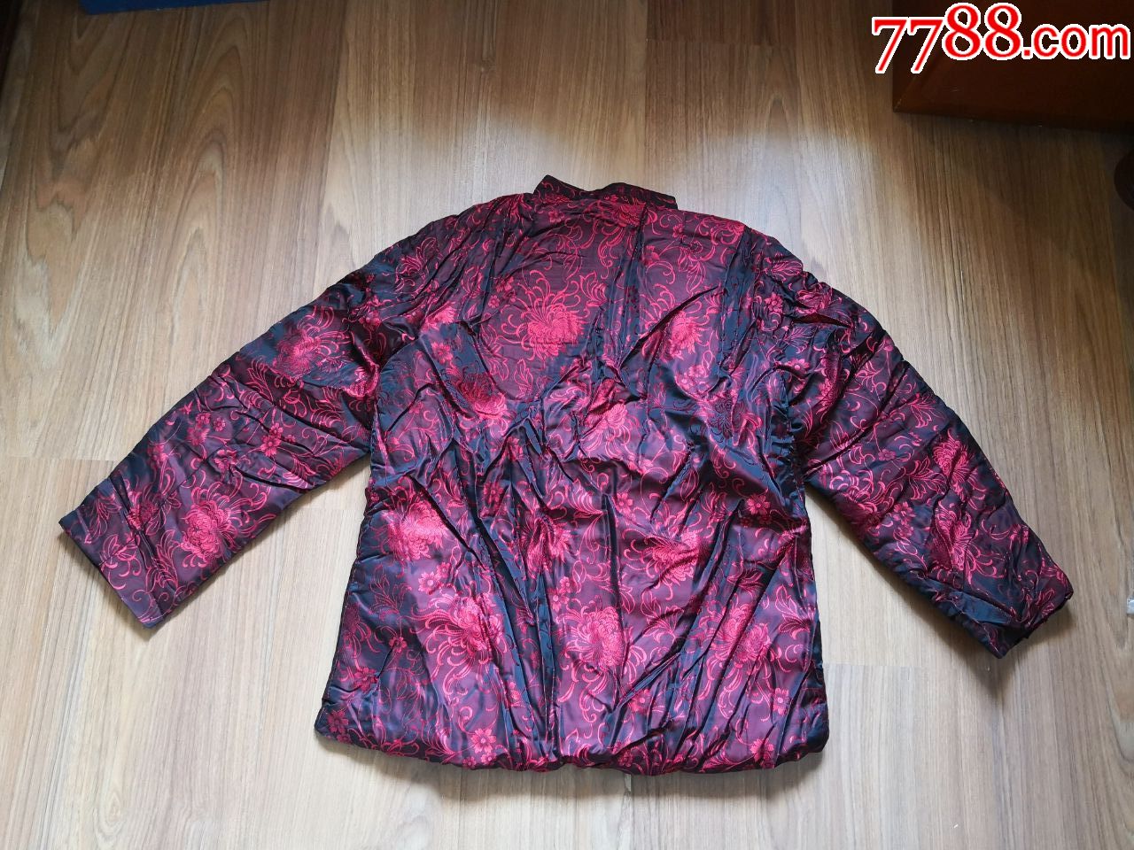 全新老式缎面棉袄