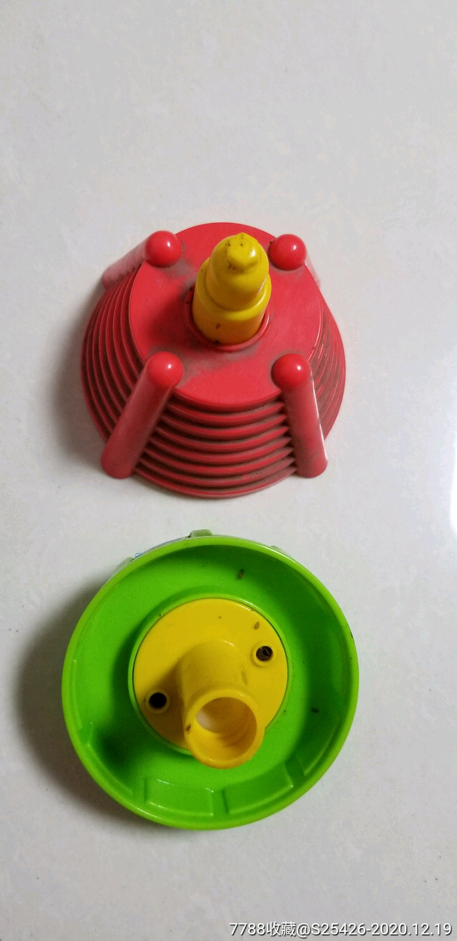 2003年肯德基玩具手压陀螺稀少