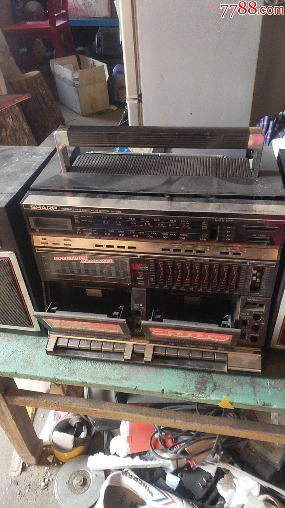 夏普939双卡收录机一套