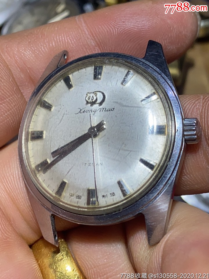 早期美品薄型美品图标熊猫牌手表