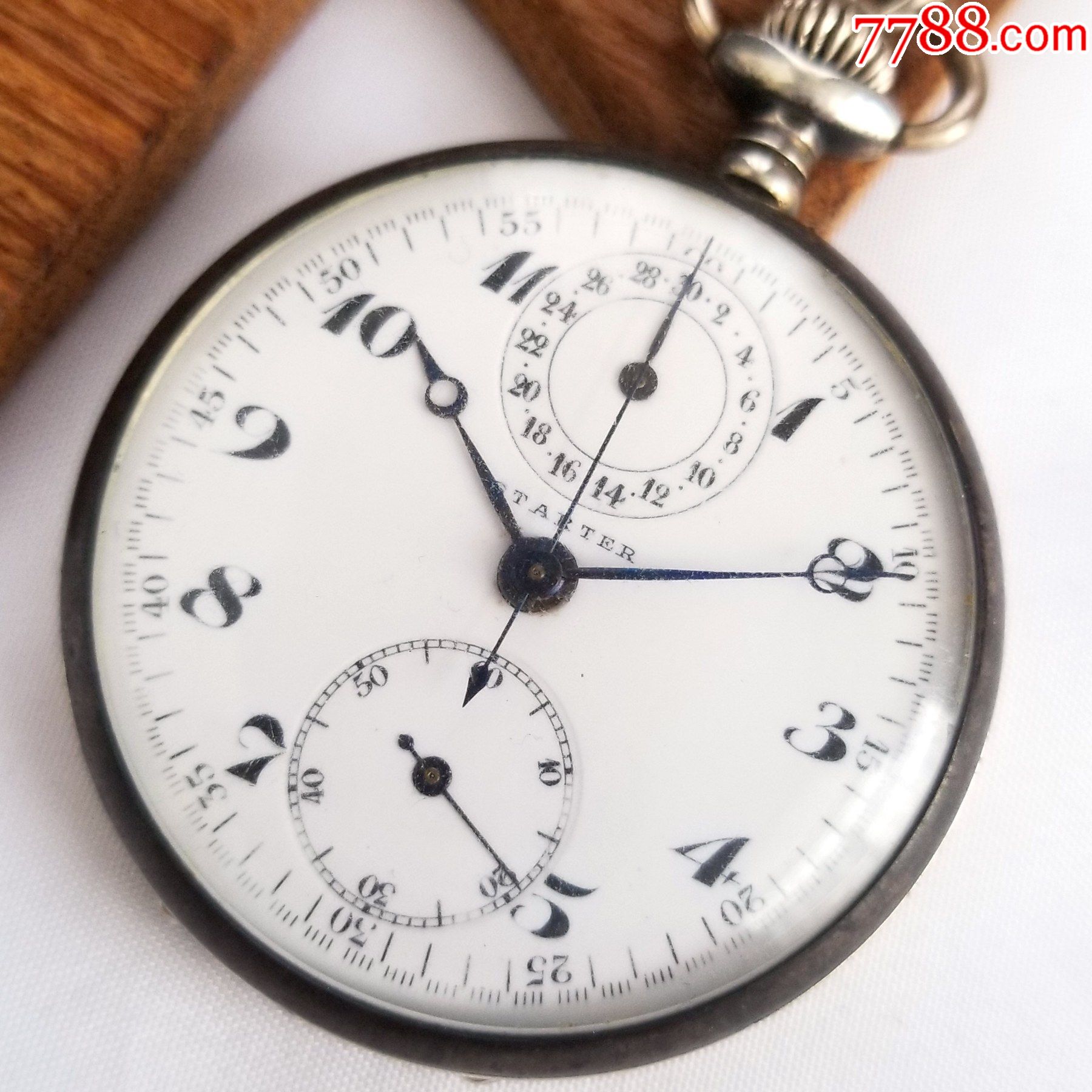 深邃魅蓝宝玑指针!】计时怀表