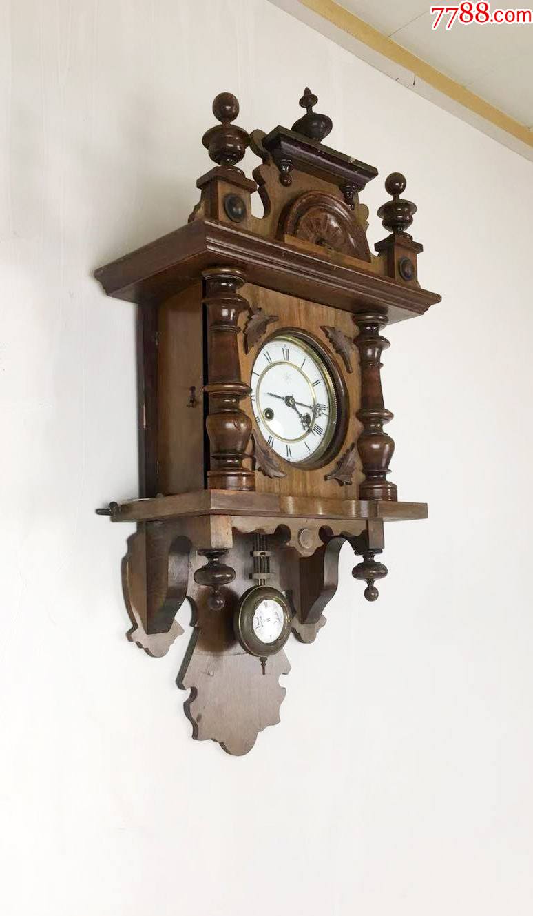 德国名牌【宝星荣汉斯】古董【瓷盘】挂钟【72厘米】【疑心本店有托者