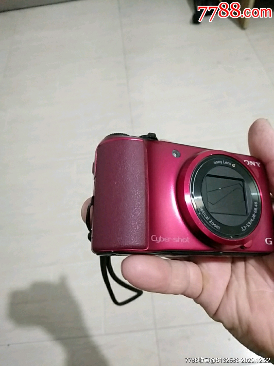 红色索尼dsc~hx10机