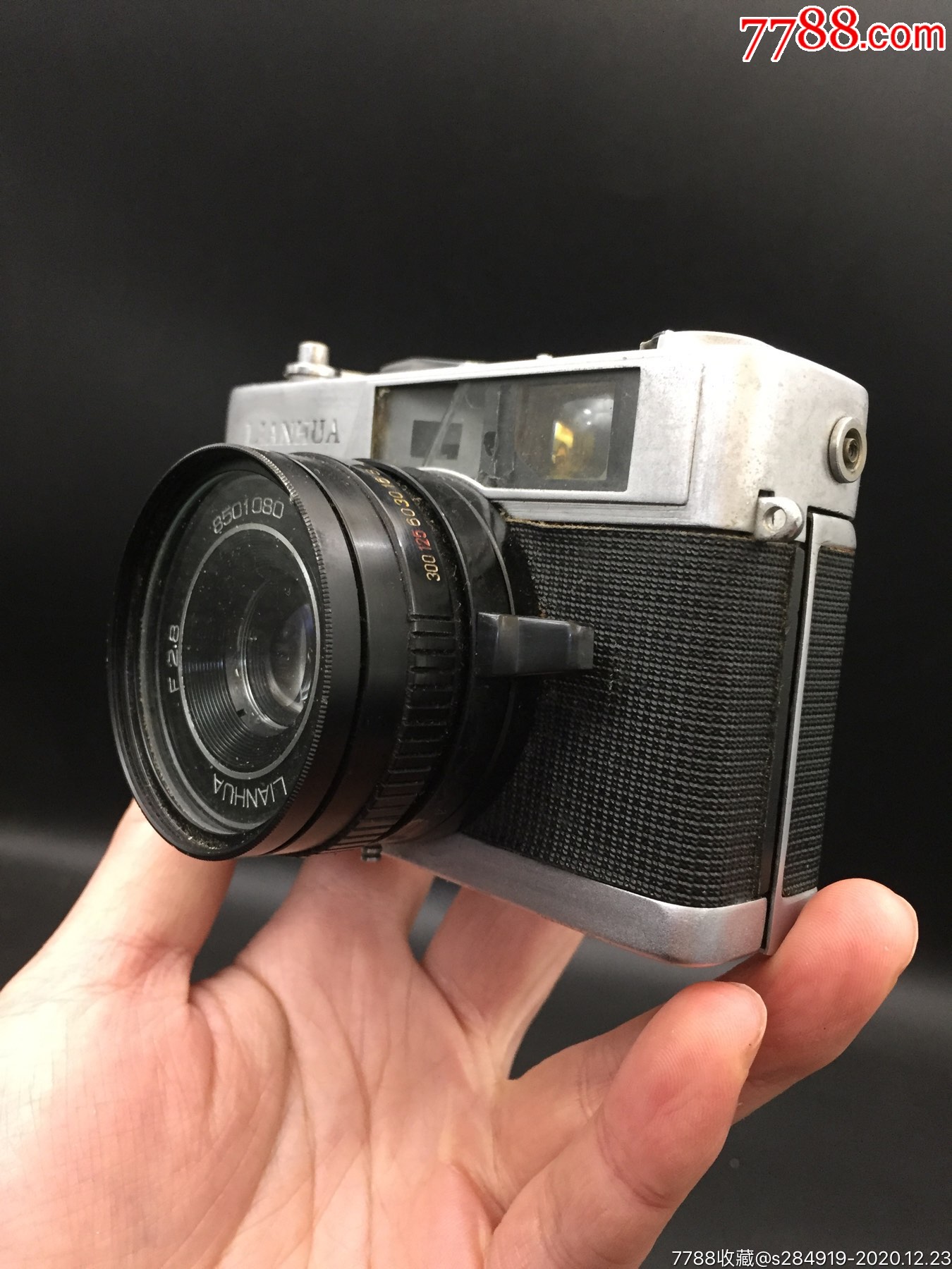 稀少莲花lh-2单反胶片老照相机_单反相机_大余斋【7788徽章收藏】