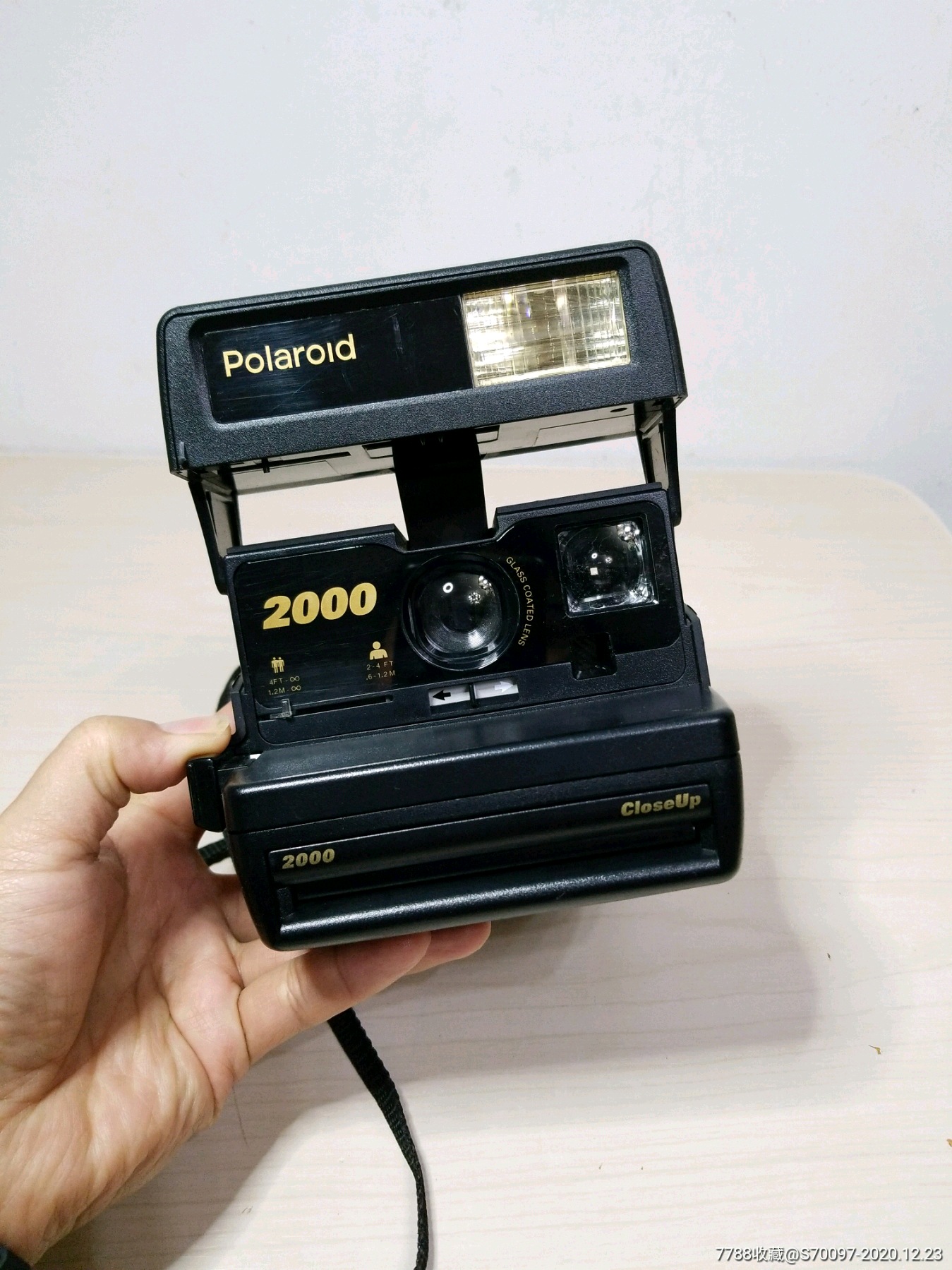 polarold宝丽来一次性成像相机2000,拍立得,老古董老照片相片拍照相机