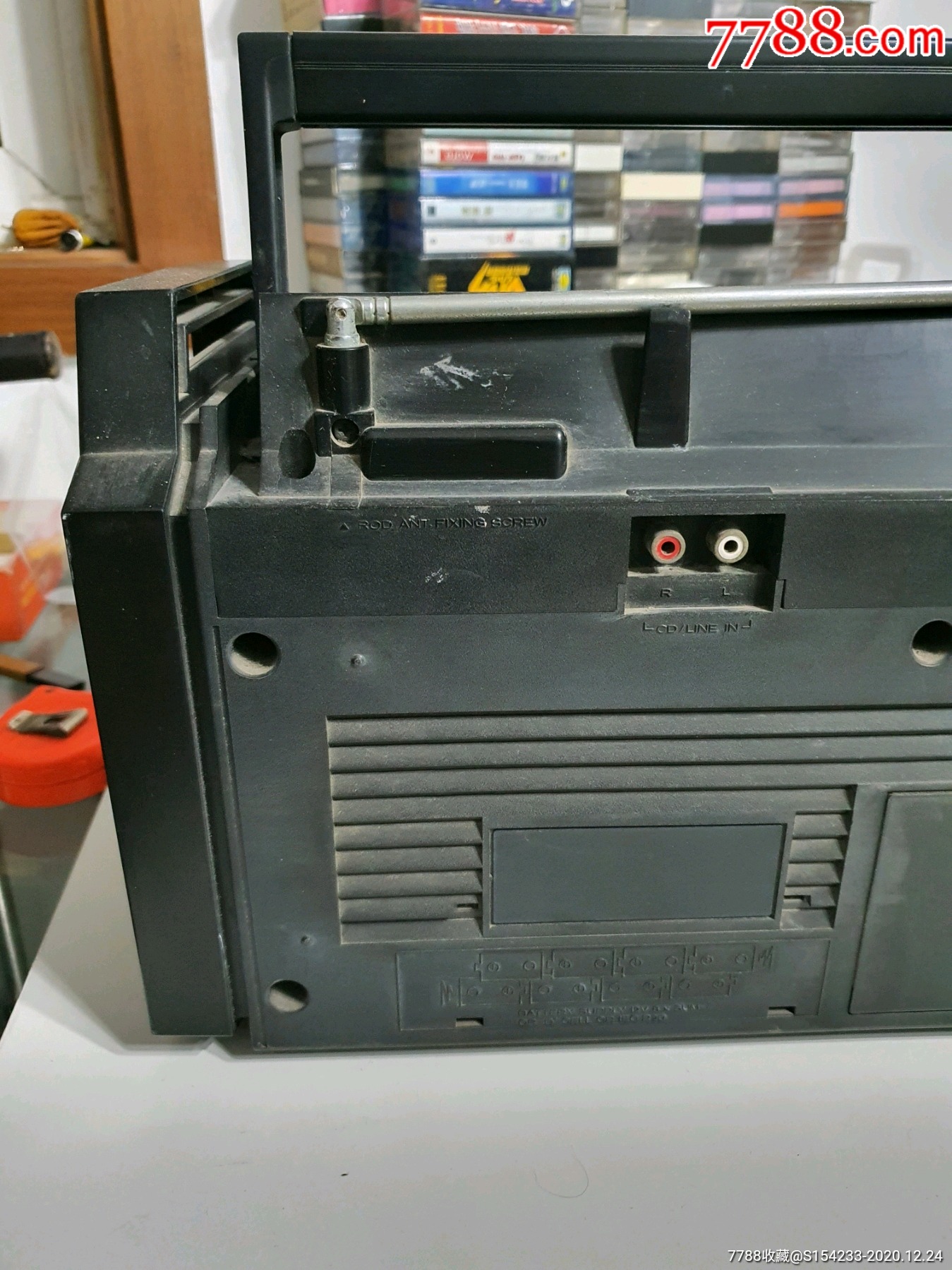 日立磁带录音机,收音机正常