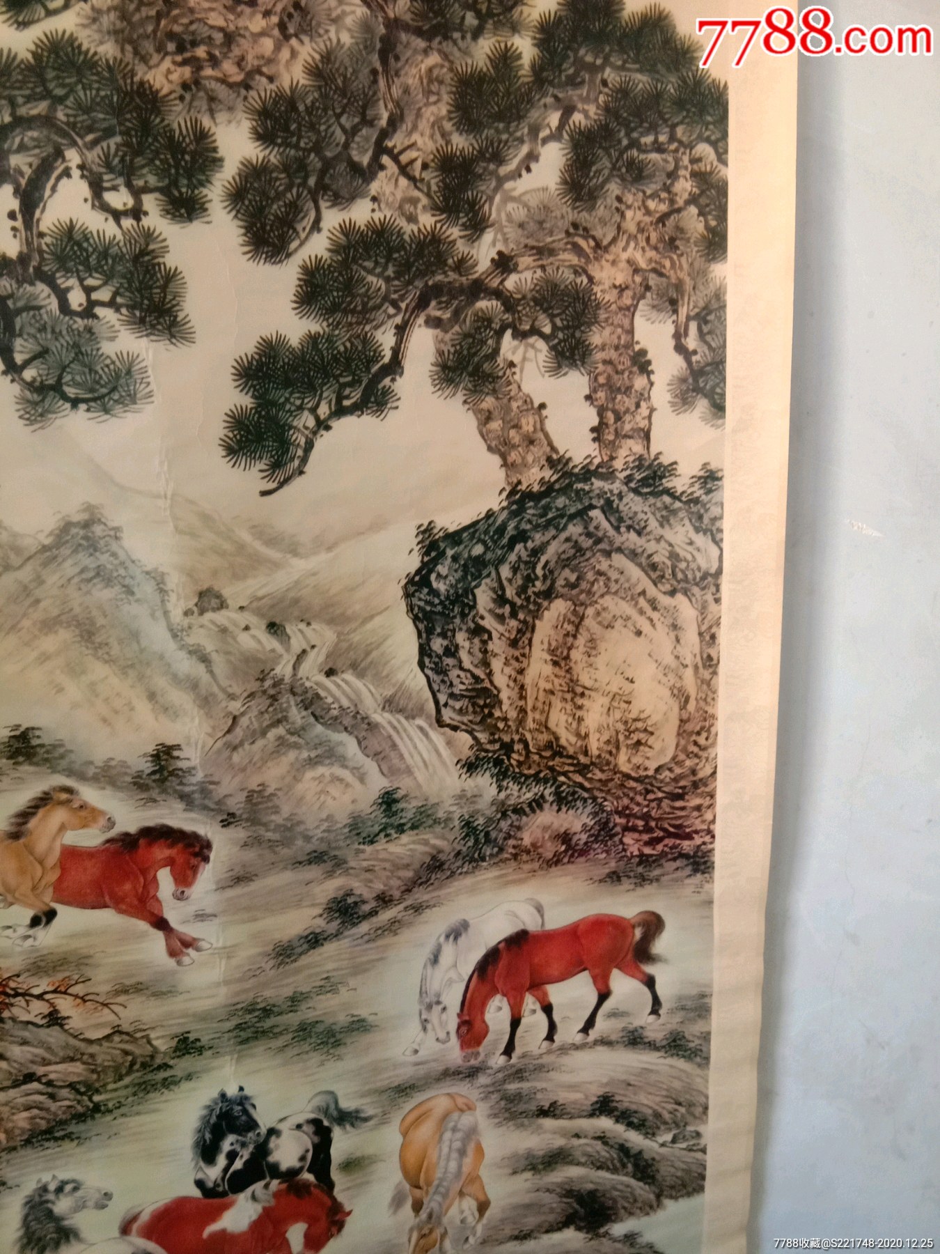 八骏图,84年马秋岩作天津青画社第一板