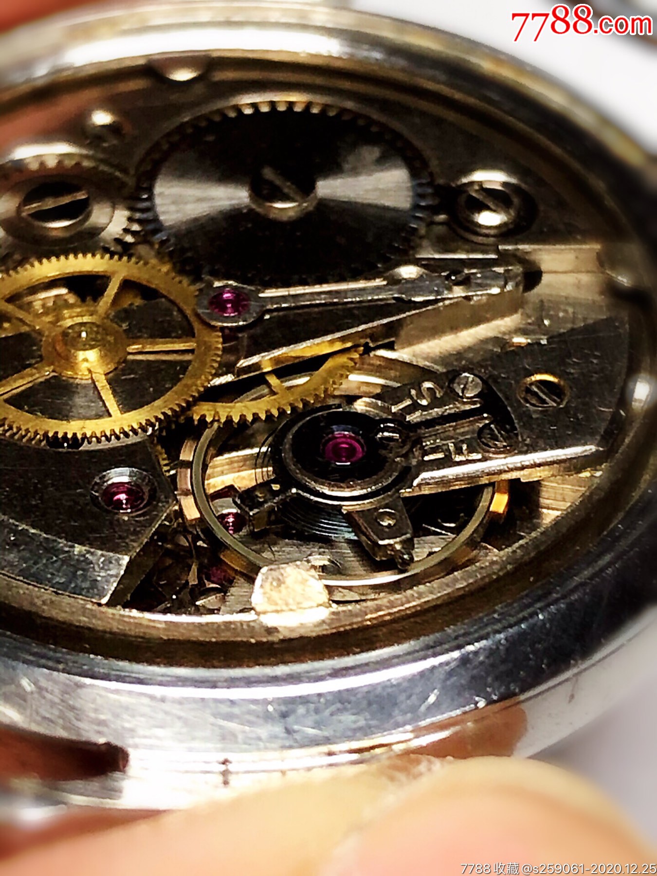瑞士加莱手卷机械军表_手表/腕表_配件图片_收藏价格_7788钟表收藏