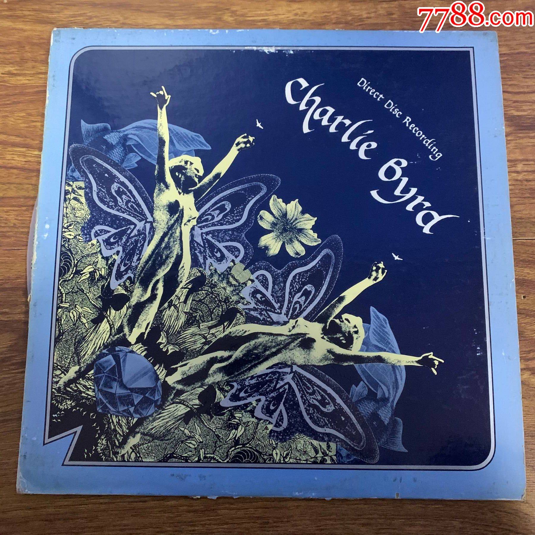 查理伯德直刻唱片45转白胶a53十二寸