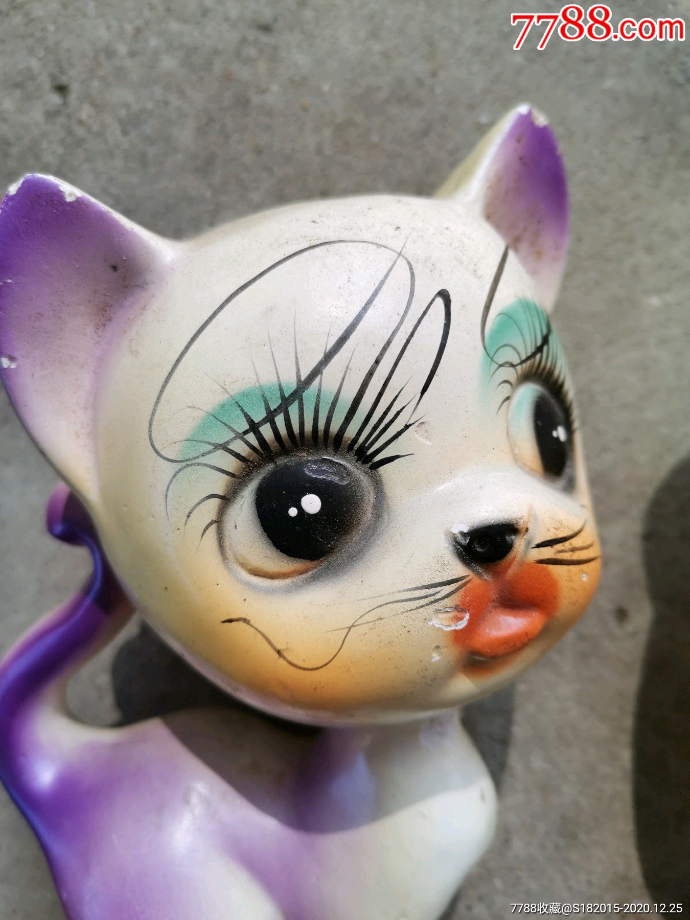 一对石膏猫咪_石膏制品_图片价格_收藏交流_7788门票