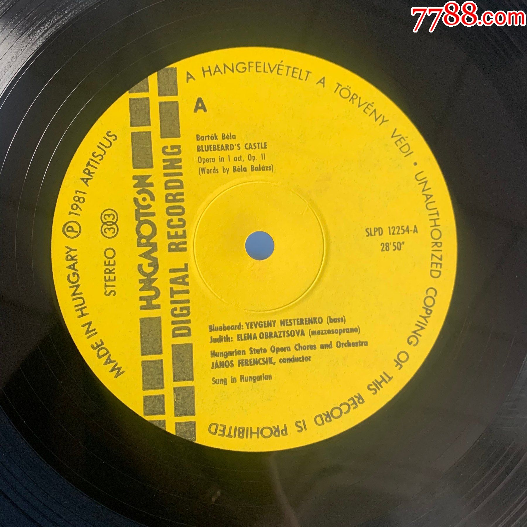 巴托克蓝胡子公爵的城堡歌剧第一幕作品11a56十二寸