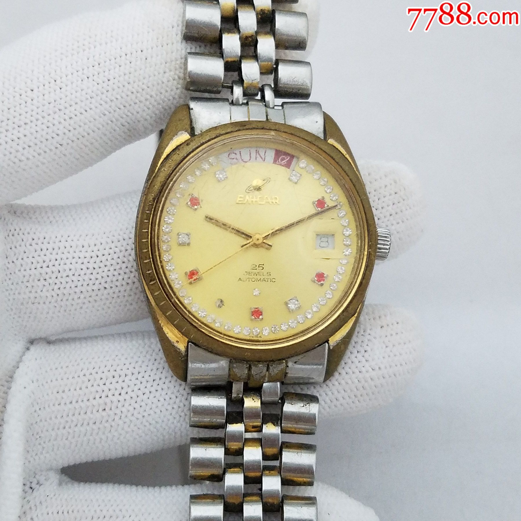 【带微调装置】瑞士英纳格自动机械男表【2169金机芯】【独特开天窗