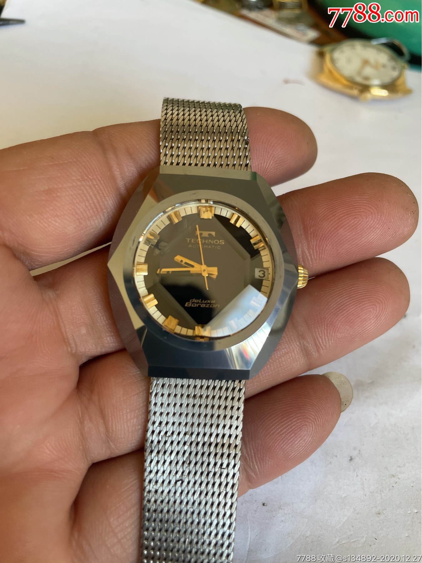 好品瑞士产天克诺全自动男机械表