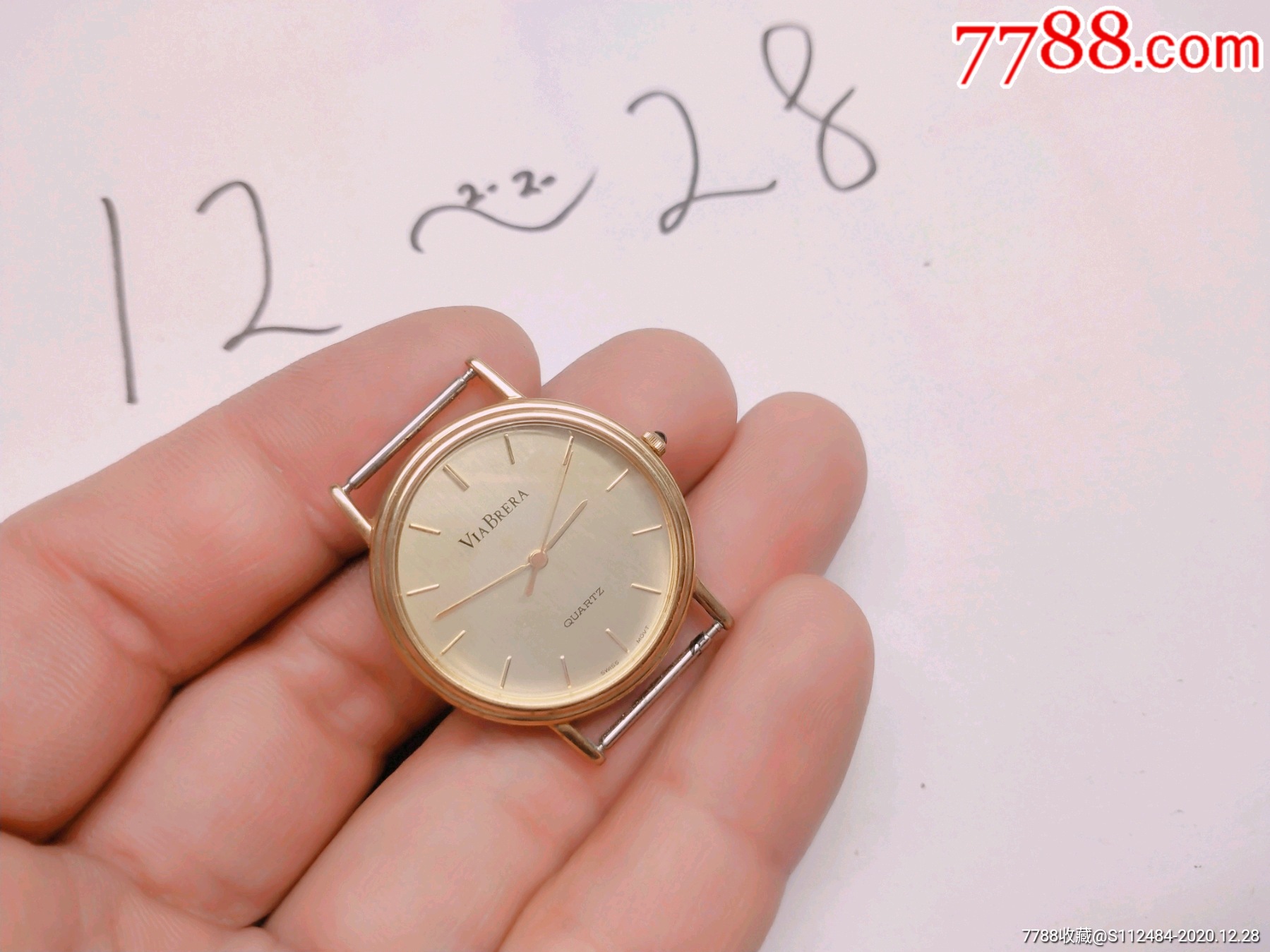 好品漂亮经典瑞士viabrera男士石英腕表_手表/腕表_配件图片_收藏价格