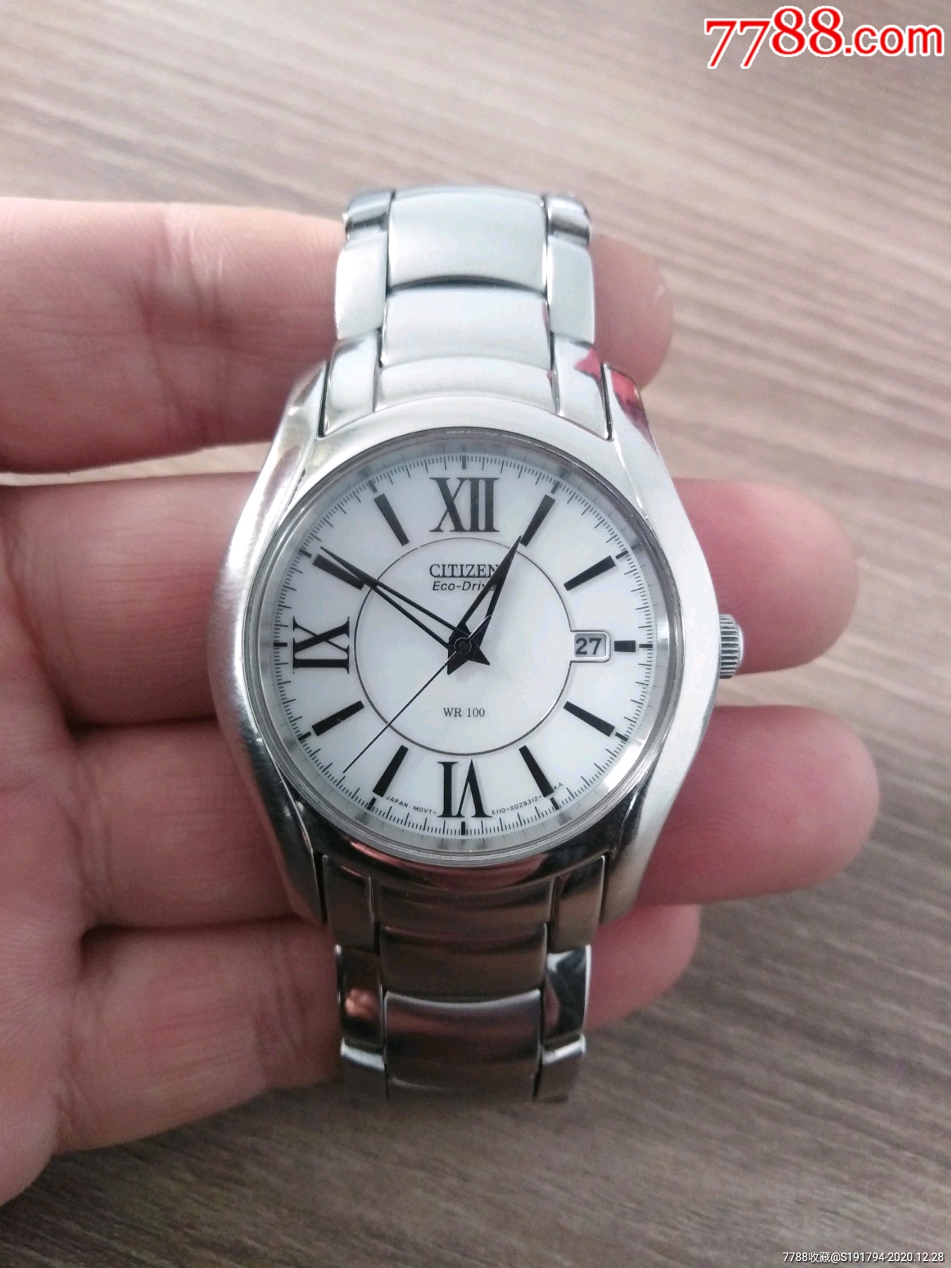美品西铁城光动能石英男表-手表/腕表-7788手表收藏
