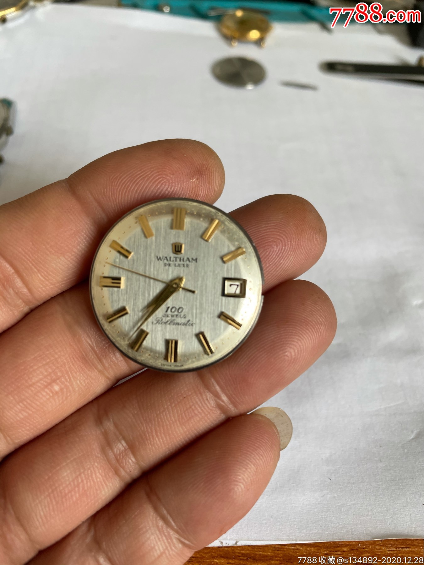 好品瑞士产华生100钻全自动男机械表-手表/腕表-7788收藏