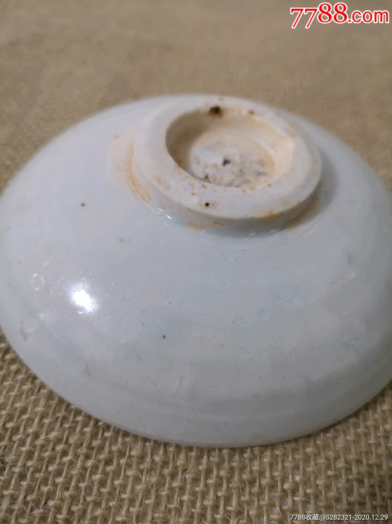 元代青白瓷碟子