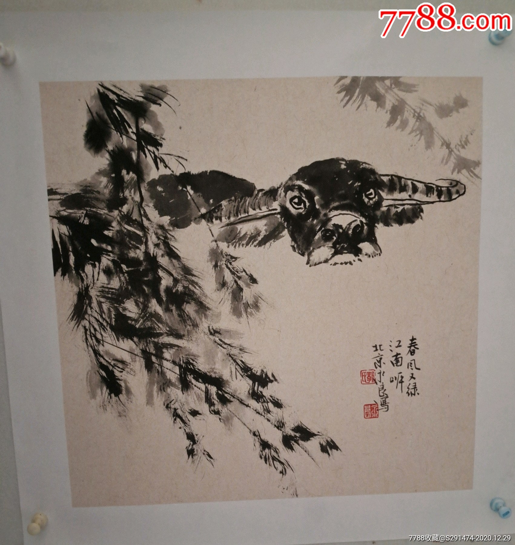 郭永良老师的四尺斗方《牛转乾坤》系列