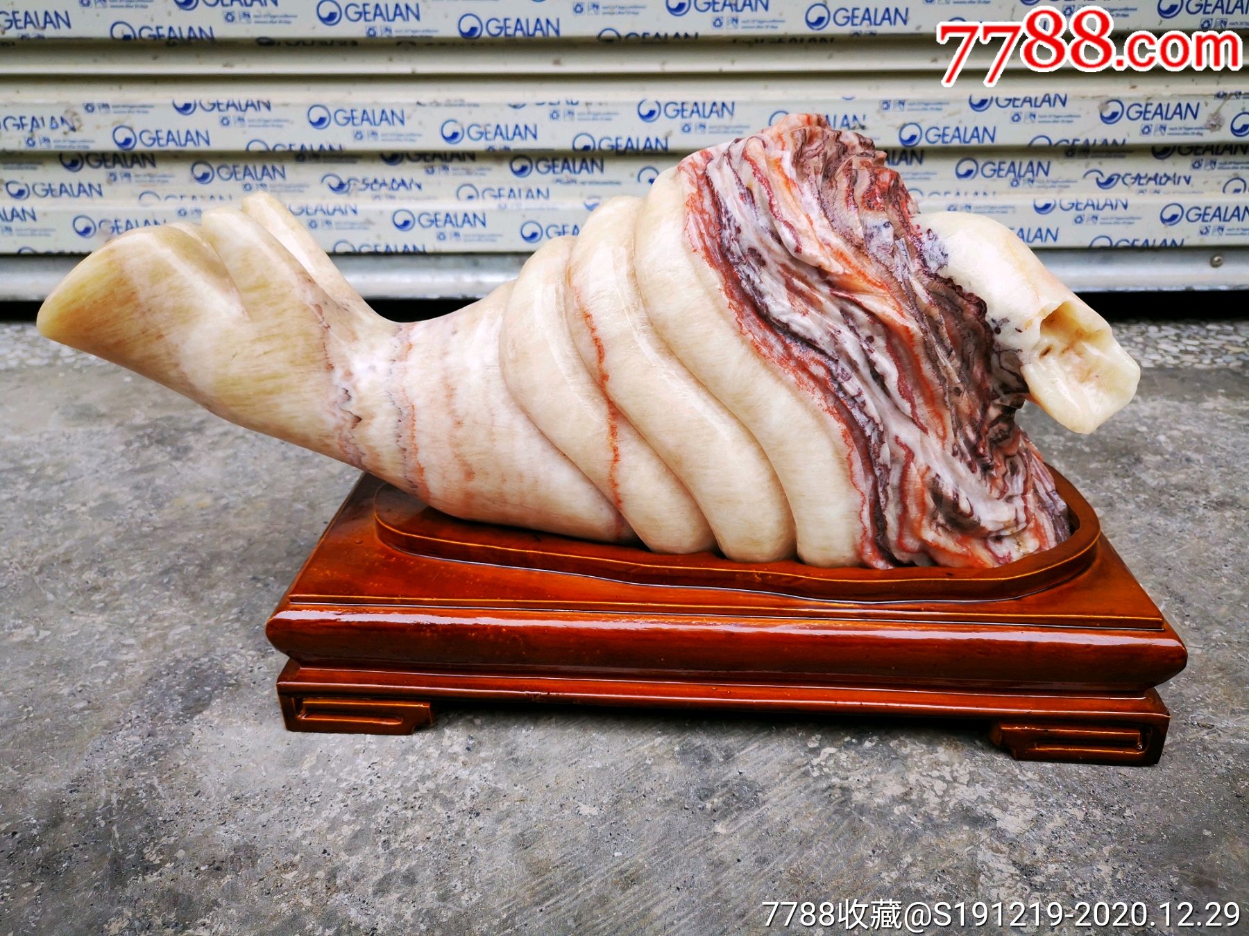 猪肉石大猪蹄子摆件