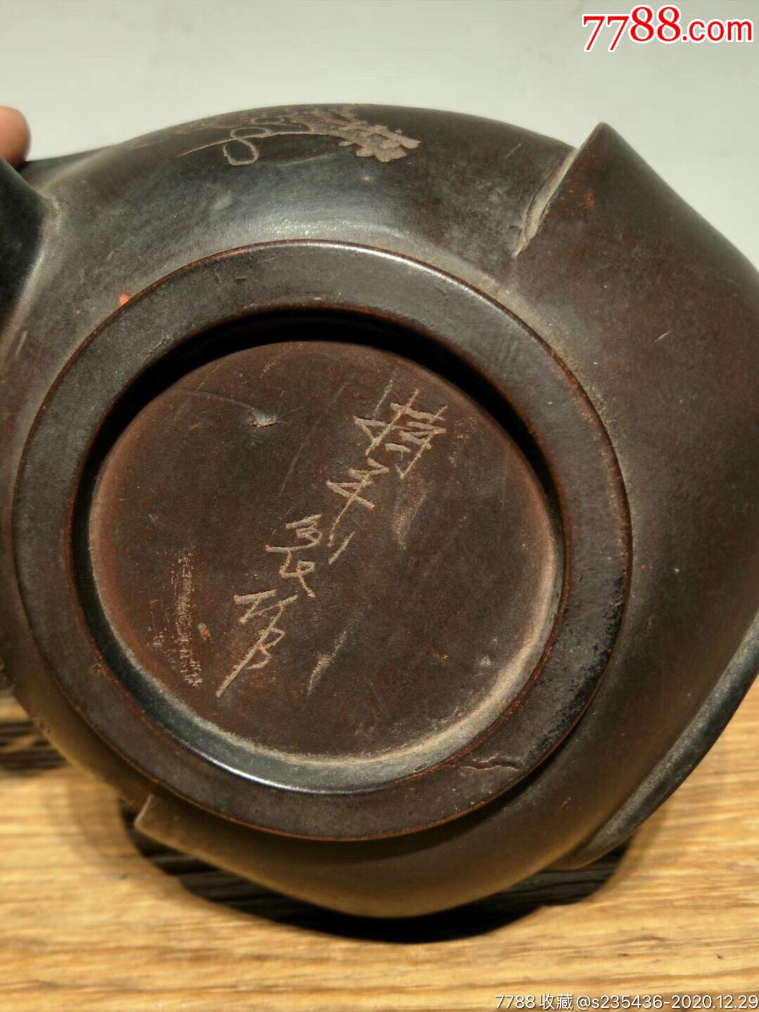 潘持平制紫砂壶造型别致包浆浓厚文房家居茶楼摆放使用均可[咖啡