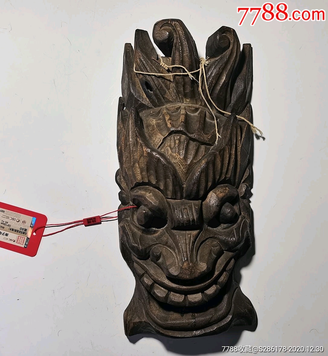 【面具来袭】~清代~木质巫傩面具～【本店天天上拍老物品&惊喜不断】