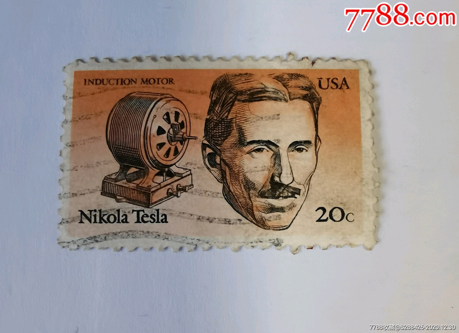 美国发行的尼古拉特斯拉纪念邮票