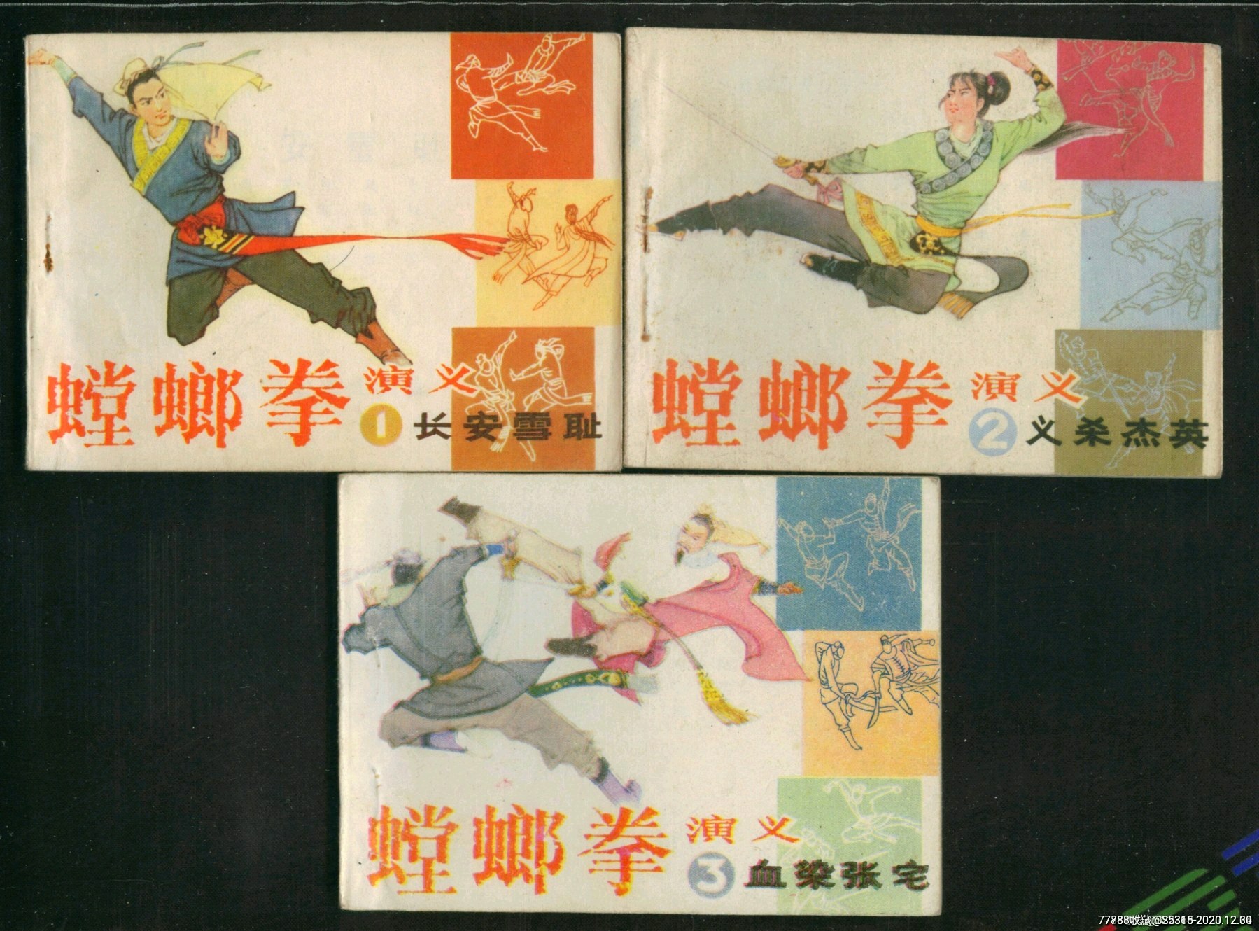 螳螂拳演义3册
