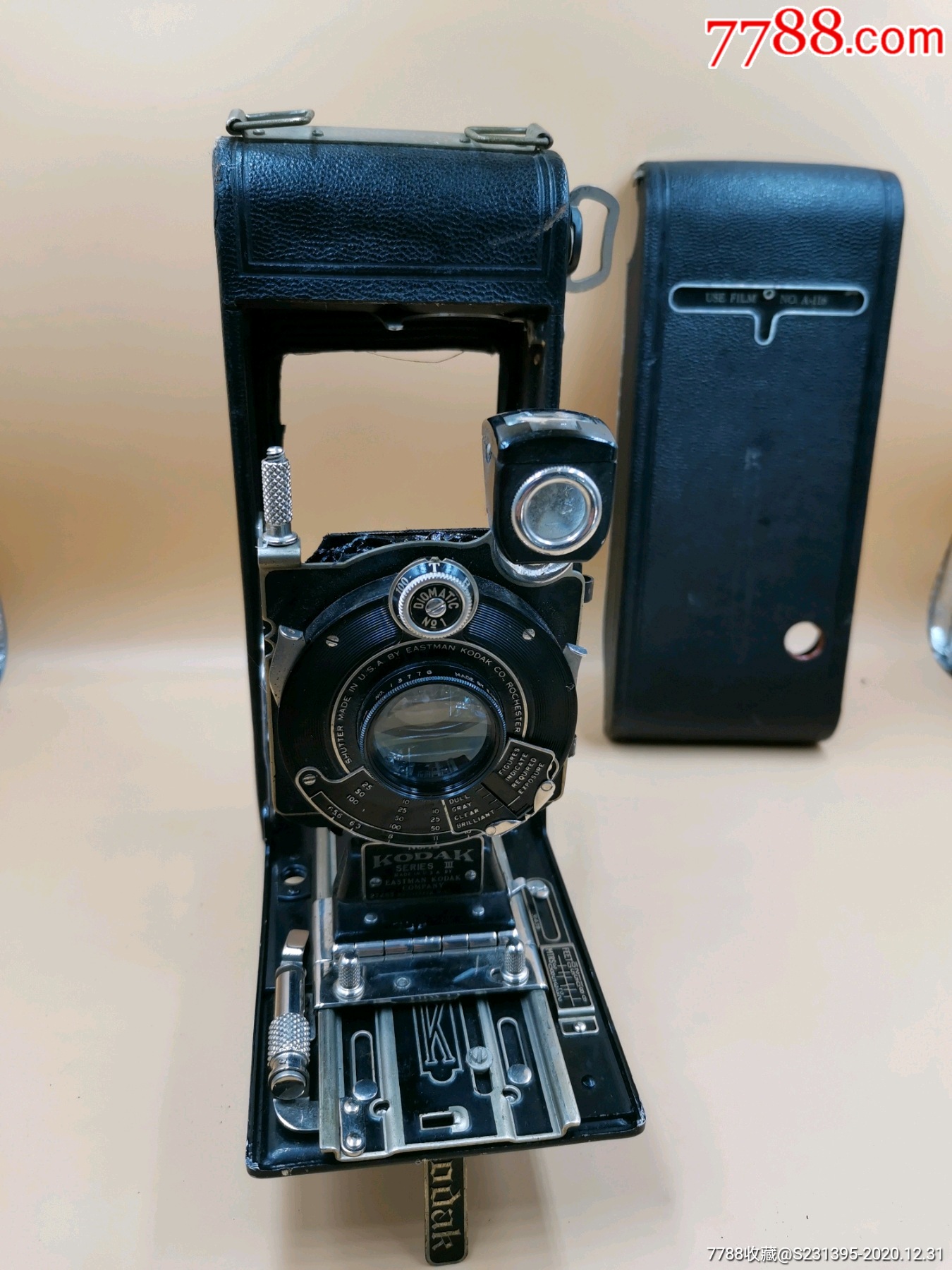 柯达100年老皮腔相机收藏拍卖