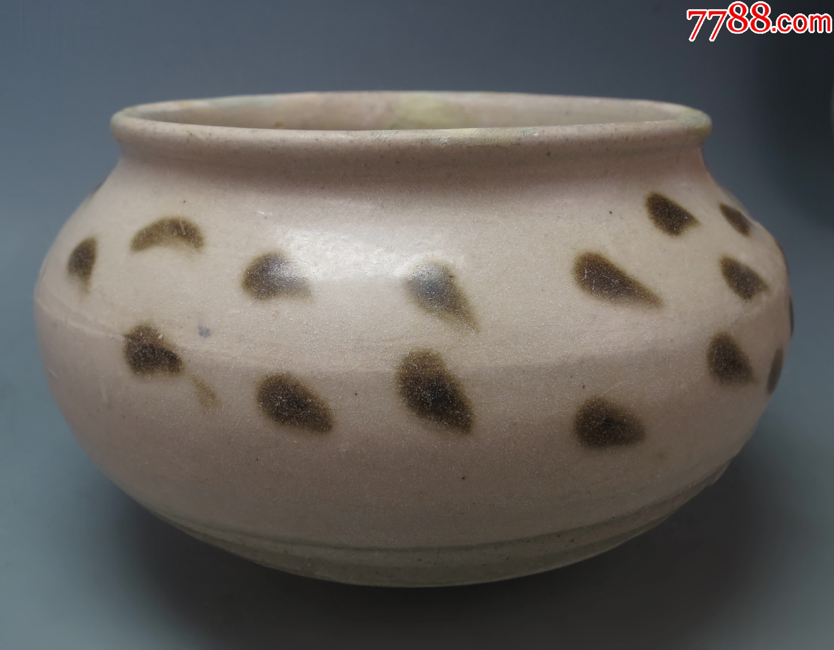 白釉点彩水丞或炉(华夏收藏网专家团已鉴定)_黄釉瓷_第9张_7788瓷器