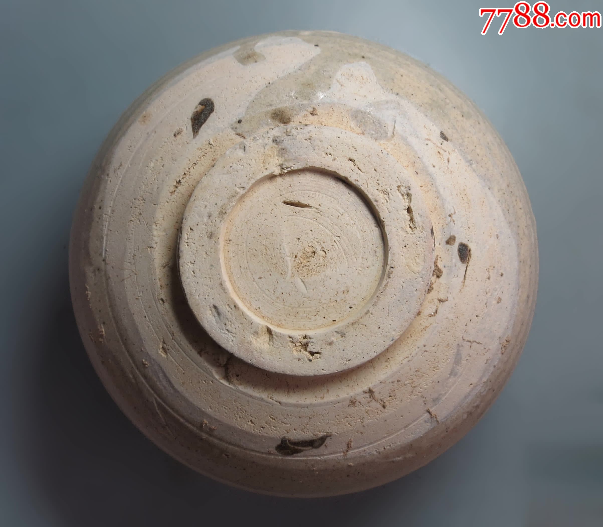 元磁州窑白釉点彩水丞或炉华夏收藏网专家团已鉴定