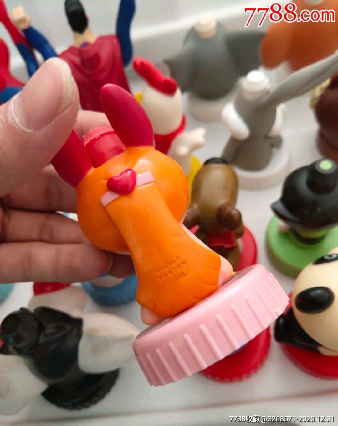 汇源果汁百里哇瓶盖动漫人偶玩具