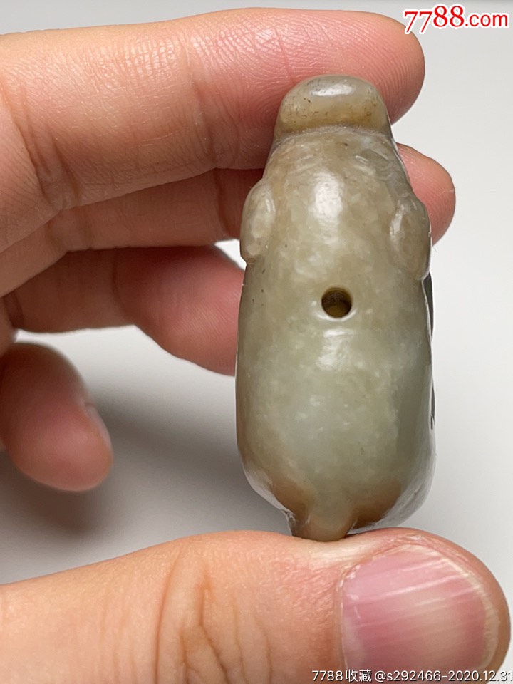 【惠让】老和田玉猪挂坠