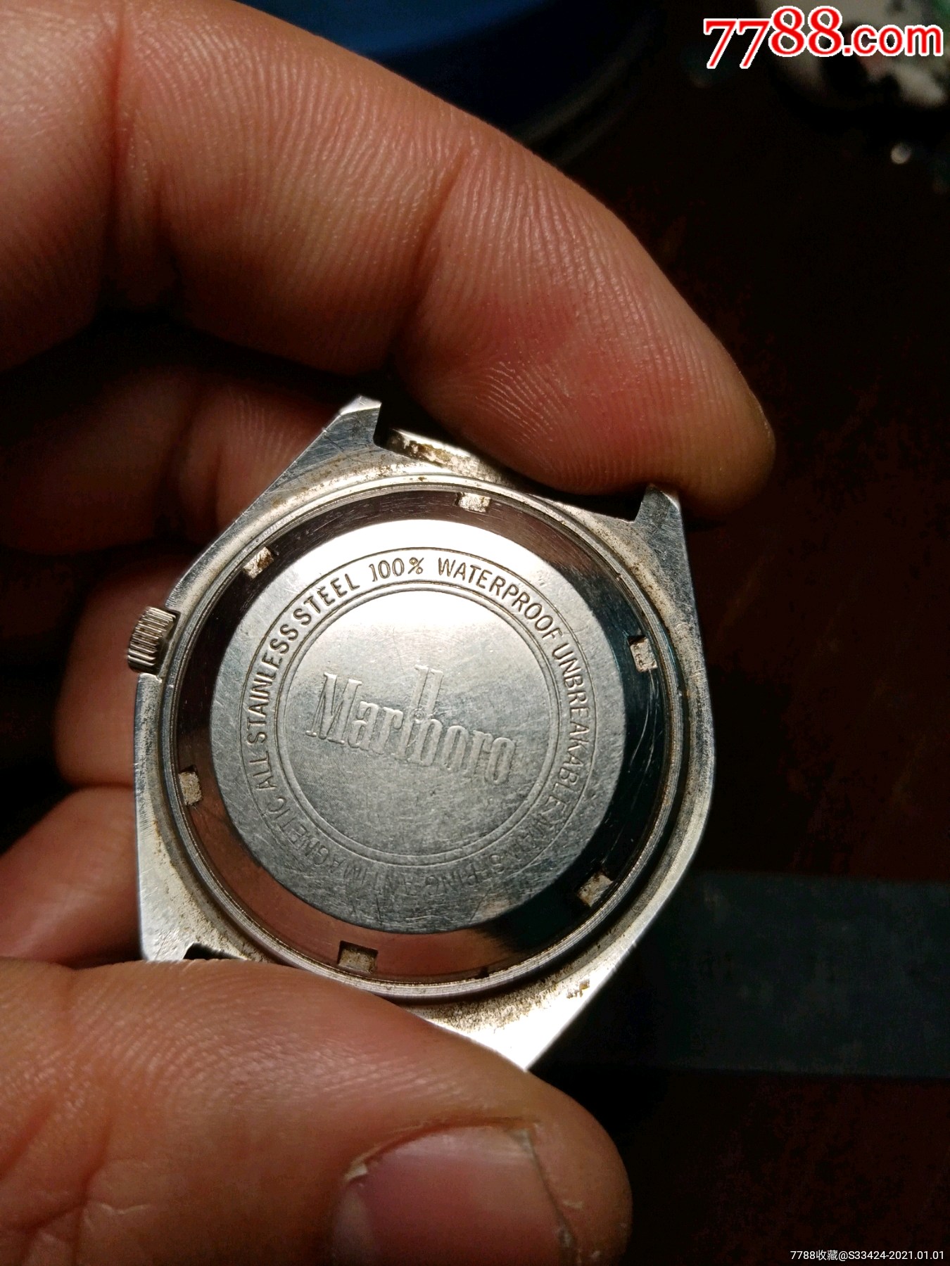 自动万宝路牌瑞士老,表-手表/腕表-7788钟表收藏