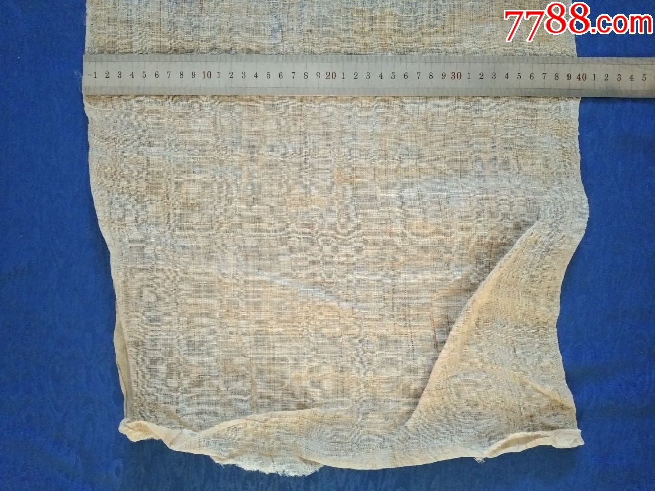 清代麻布古典家具红木高档家具专用披麻挂灰工艺纯手工编织的麻布50