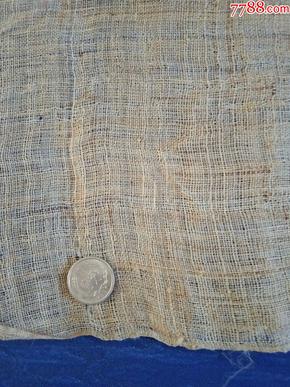 清代麻布古典家具红木高档家具专用披麻挂灰工艺纯手工编织的麻布50