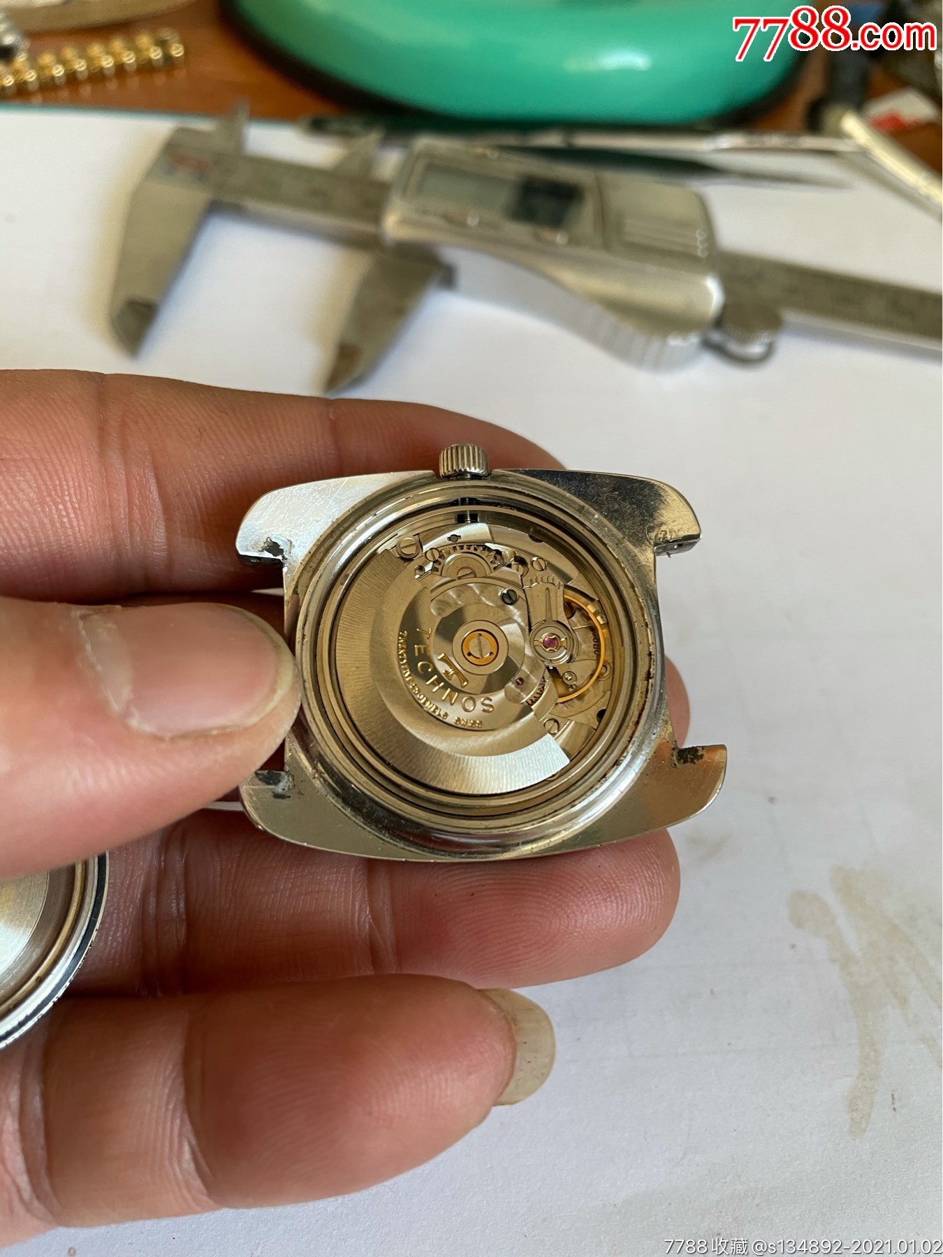 瑞士产天克诺全自动男机械表-手表/腕表-7788手表收藏