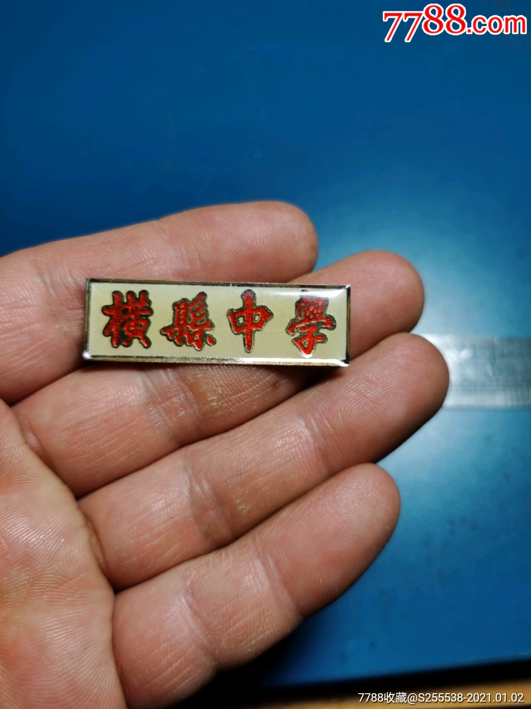 横县中学-校徽/毕业章-7788徽章收藏