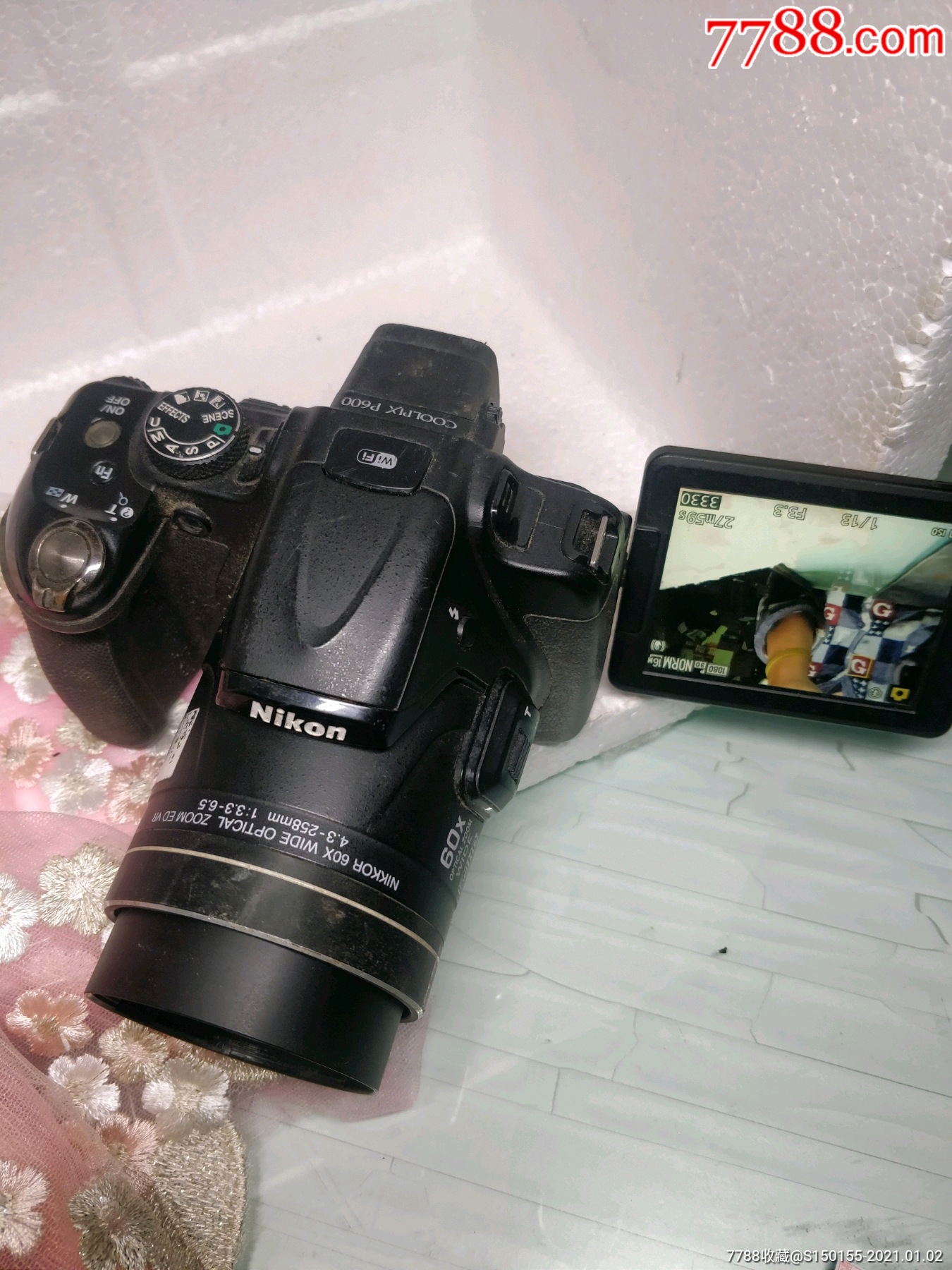 尼康原装p600专业微型照相机超长变焦带wifi