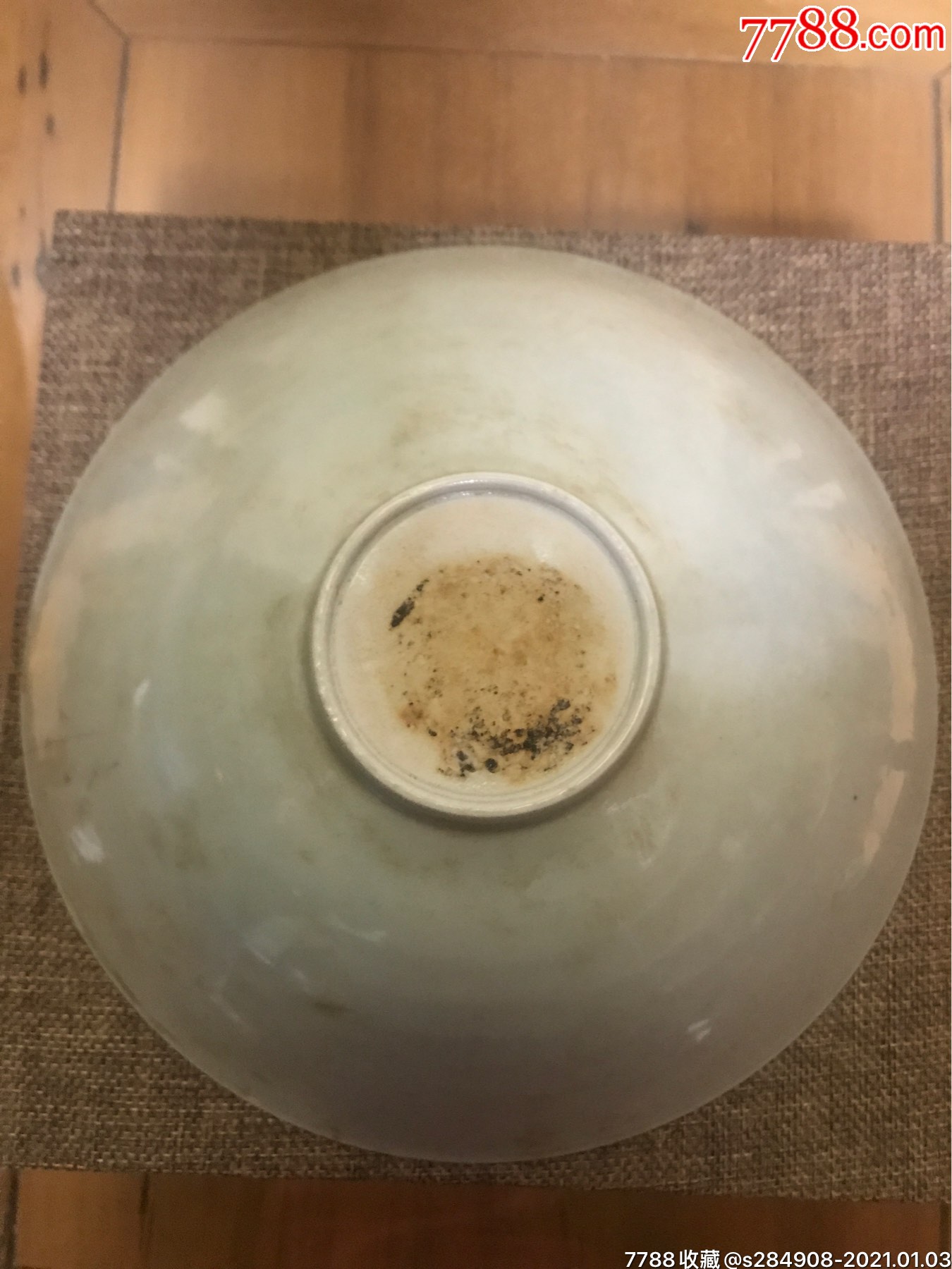 南宋湖田窑影青娃娃大碗