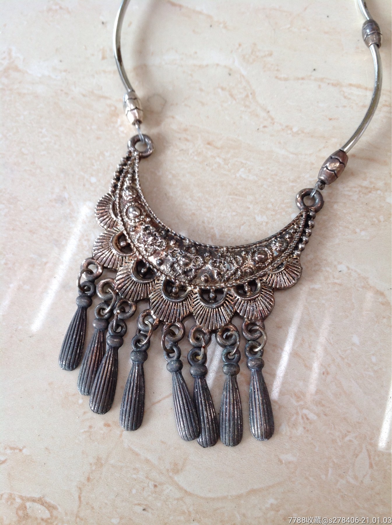 民族风苗银_银锁/银项链_第1张_7788茶具