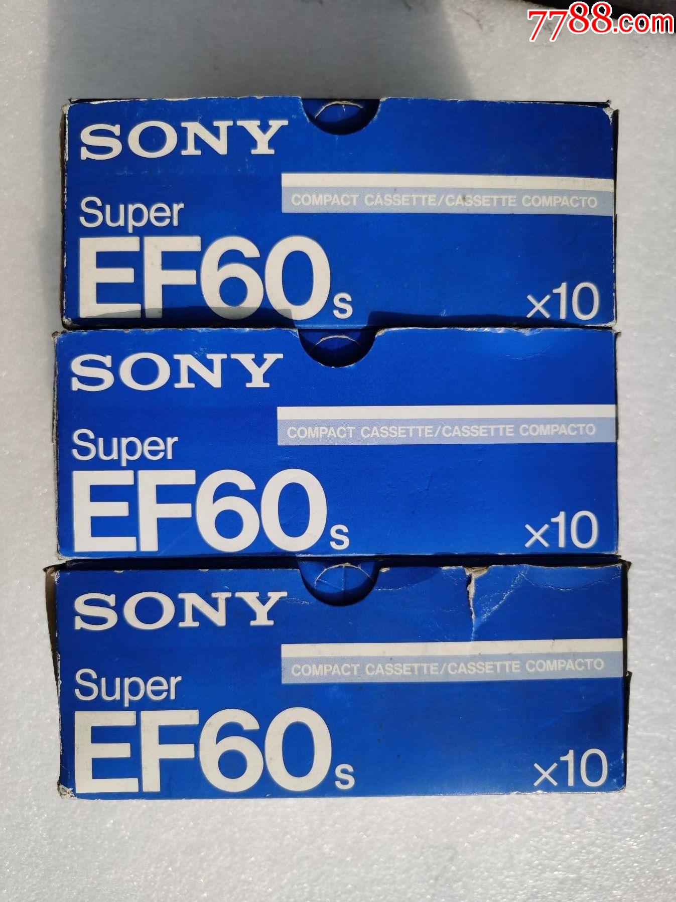 (索尼)sony-ef60空白磁带(三盒)(全新未折封)