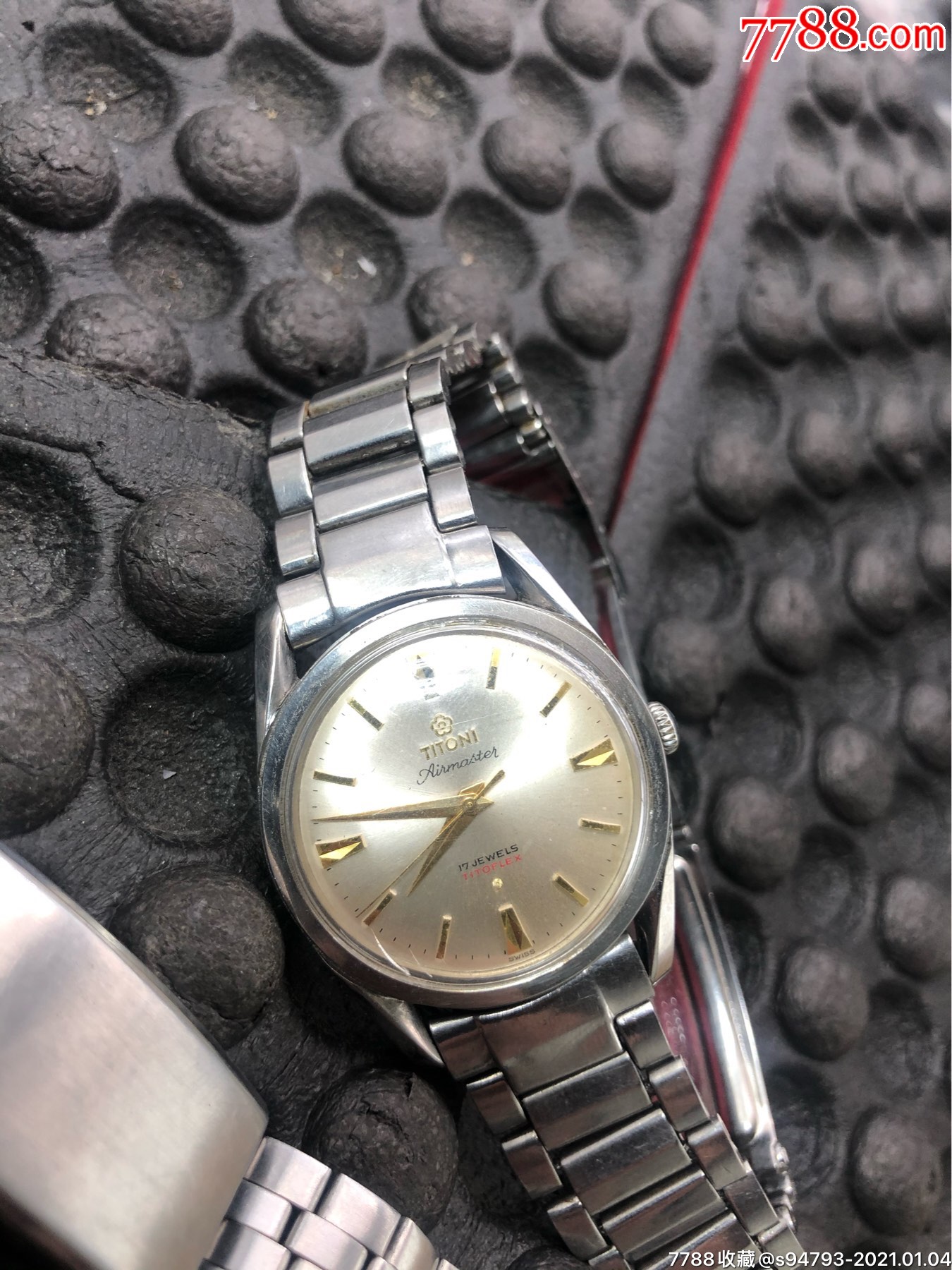17钻瑞士梅花男士手动机械表-手表/腕表-7788手表收藏