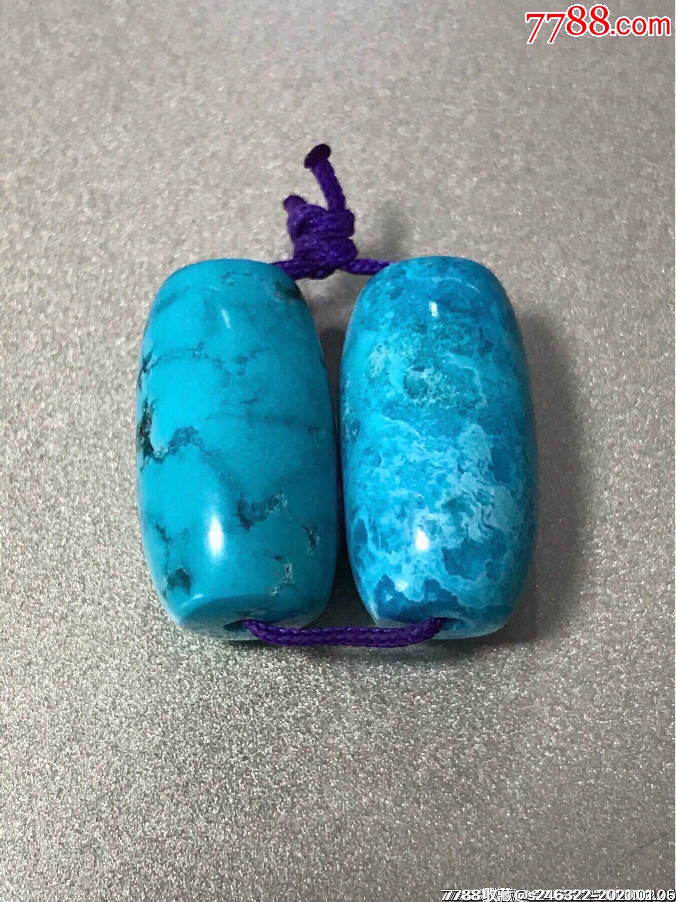 店内编号:0037 品种: 绿松石-绿松石 属性: 近现代,蔚蓝色