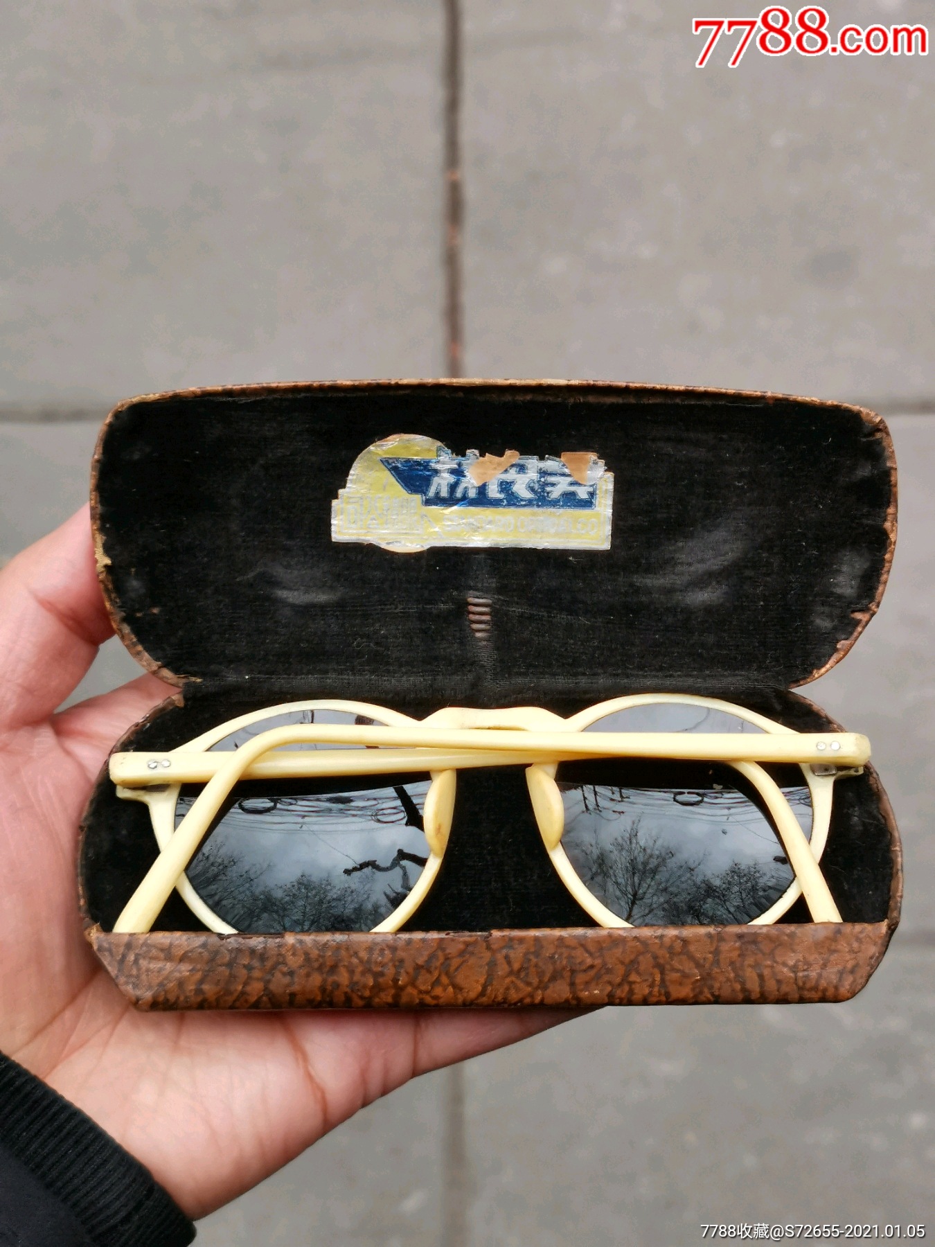 民国吴良材墨镜_墨镜/眼镜_第1张_7788钟表收藏