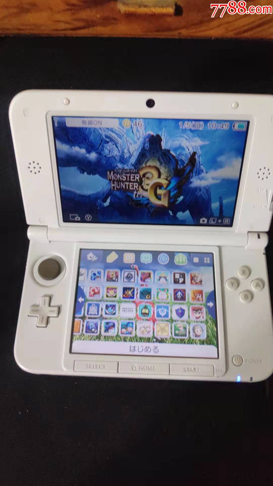 任天堂3dsll游戏机正常使用带充电器.