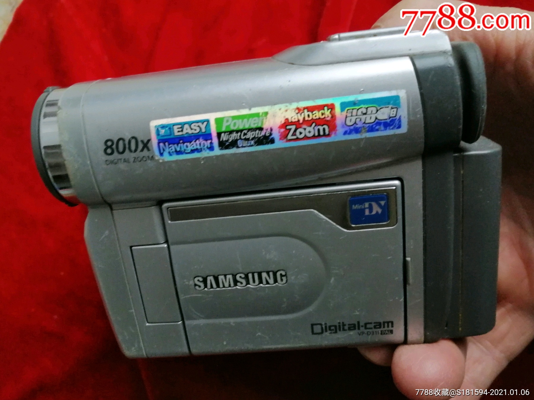 韩国三星vp--d31i型磁带摄像机